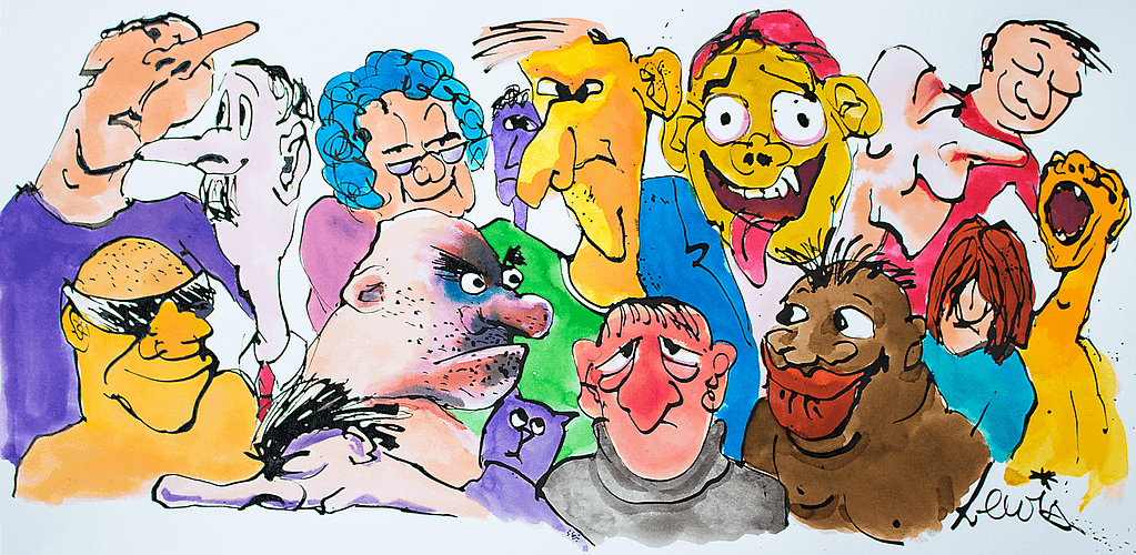 Cartoon-banner